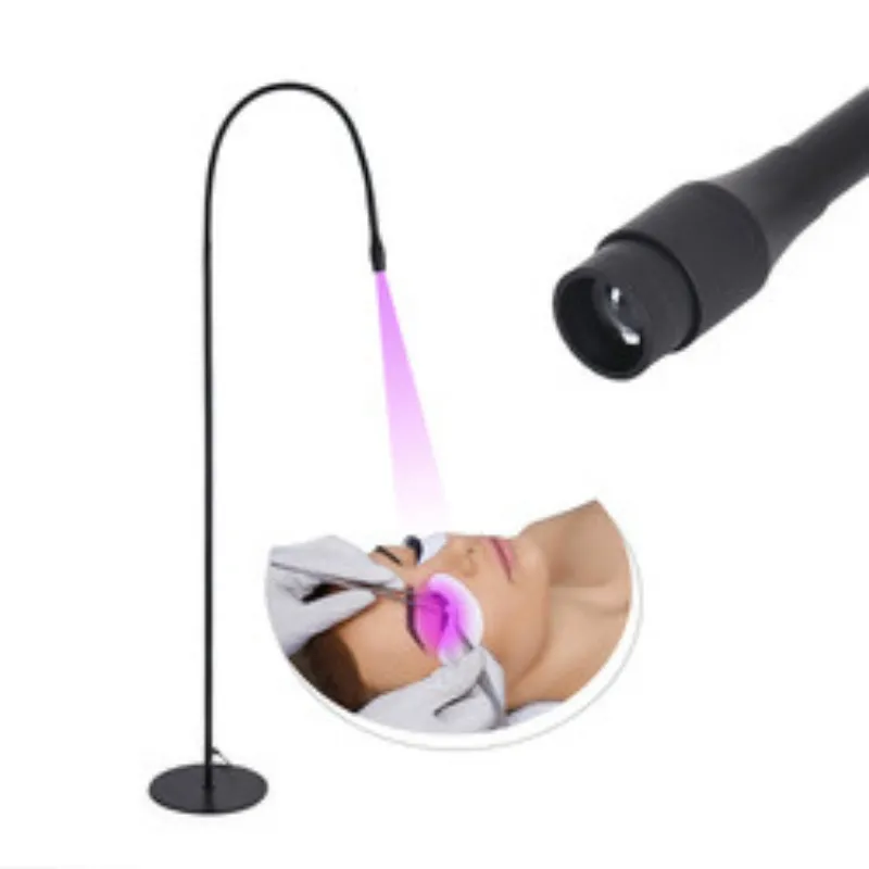 UV lamp curing lash extensions